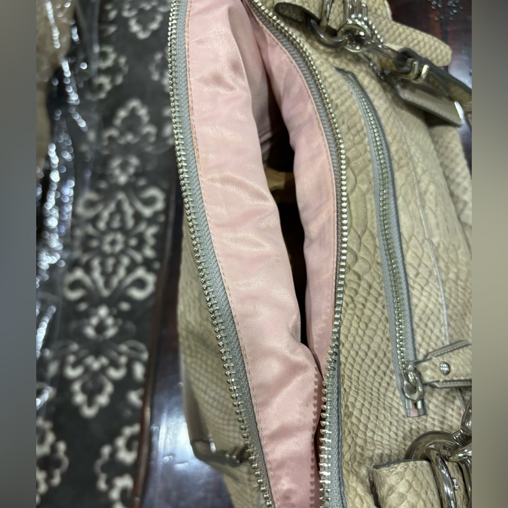 Coach Kristen Phyton Embossed Leather Bag - Picture 14 of 16